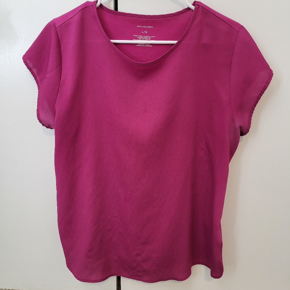 Van Heusen Purple Blouse